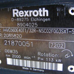 Rexroth - A4VG56DE4DT1/32R-NSC02F003SXT-S
