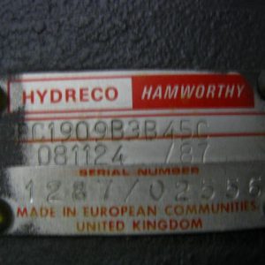 Hydreco Hamworthy - BC1909B3B45C