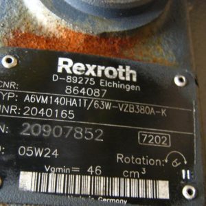 Rexroth - A6VM140HA1TA/63W-VZB380A-K