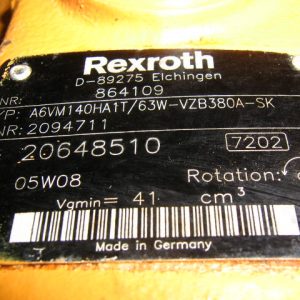 Rexroth - A6VM140HA1TA/63W-VZB380A-SK