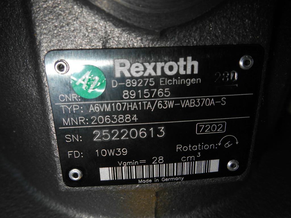 Rexroth -  A6VM107HA1TA/63W-VAB370A-S