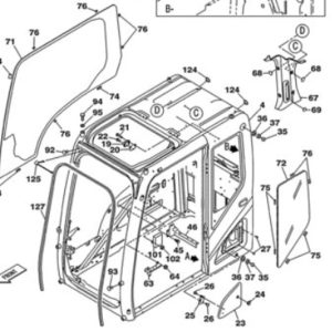 Case - CX-C SERIES CAB - KHN28372